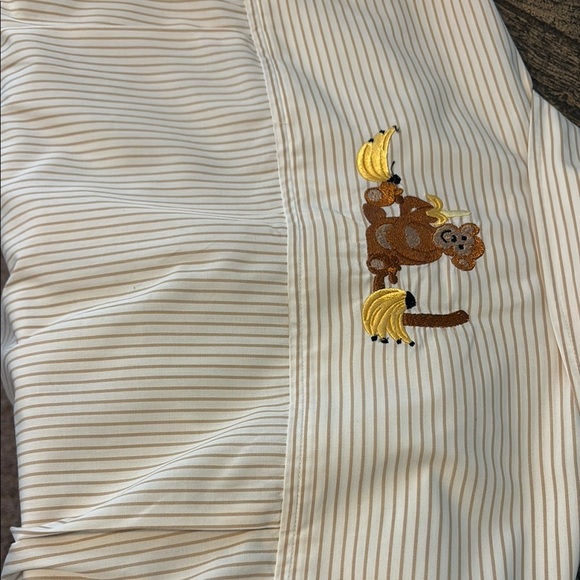 Vintage Bechamel II Tropical Embroidered Button-Up Shirt 100% Cotton - Picture 11 of 12